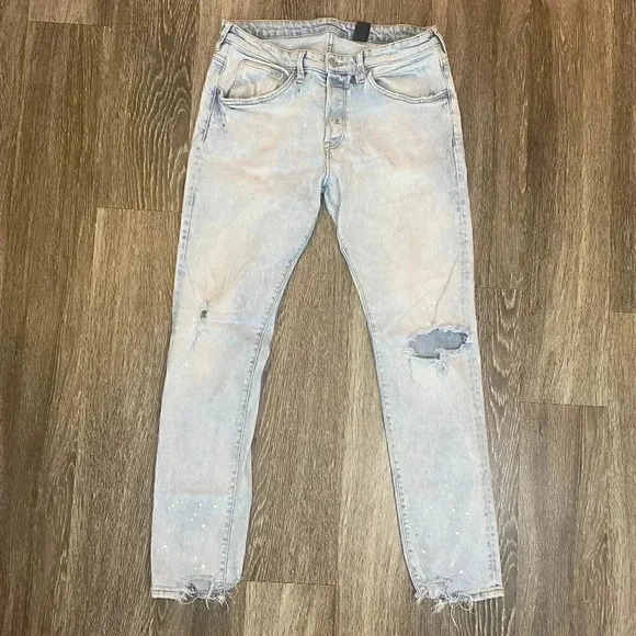 Womens &Denim by H&M Distressed Skinny Jeans - 34 - Picture 1 of 9
